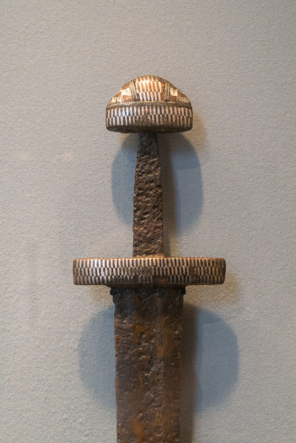  Scandinavian sword - detail of hilt Source
