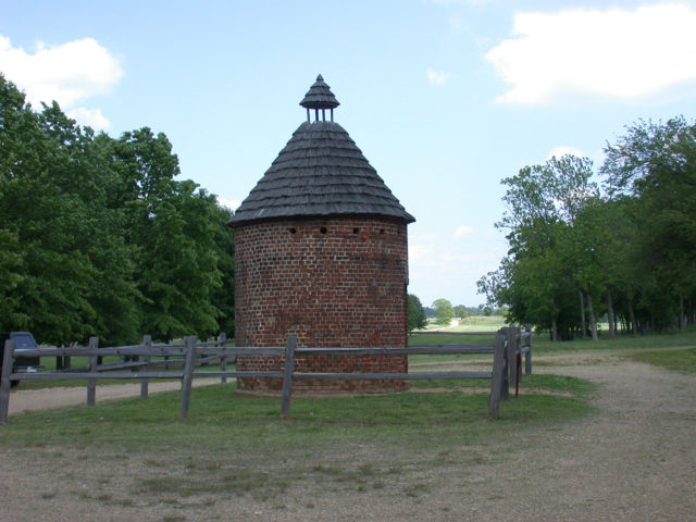 The Dovecote of Shirley Plantation. Source:Madmiked/Flickr