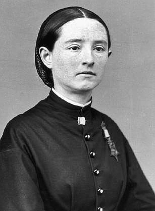 Walker with her Medal of Honor