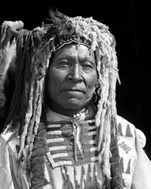 Wide Face Chief of Piikani Nation