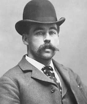 Born Herman Webster Mudgett, also known as Dr. Henry Howard Holmes or H. H. Holmes Source Wikipedia Public Domain