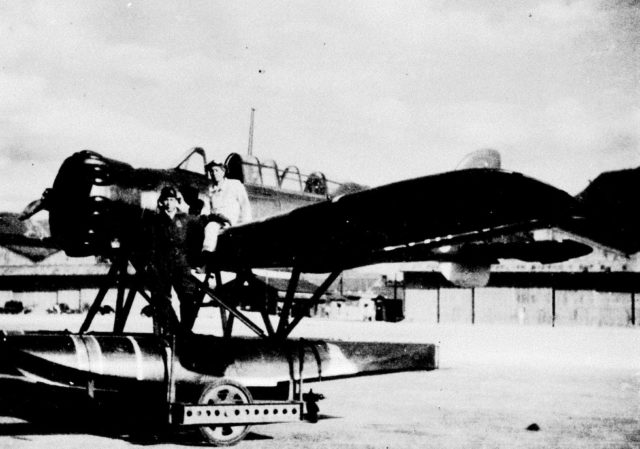 Nobuo Fujita and his plane. Source: Wikipedia / Public Domain