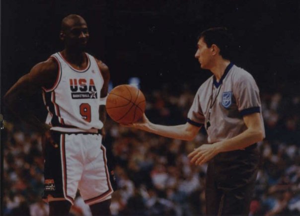 Jordan on the Dream Team in 1992