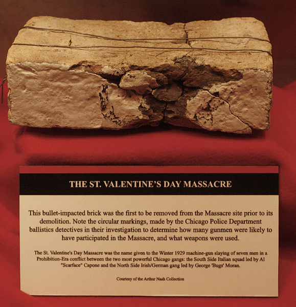 National Museum of Crime and Punishmen - Saint Valentine's Day Massacre brick