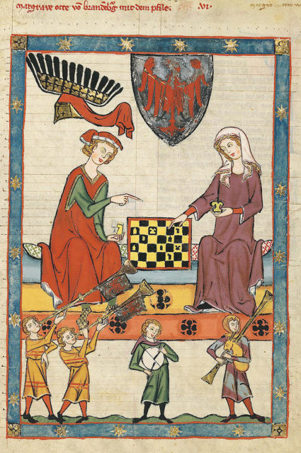 Noble chess players, Germany, c. 1320 Source: Wikipedia/Public Domain