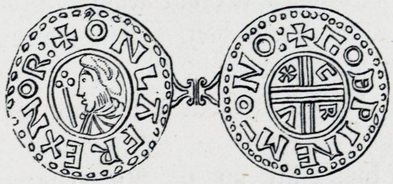 Only known type of coin of Olaf Tryggvason, in four known specimens.