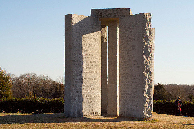 The Georgia Guidestones may be the most enigmatic monument in the Us.