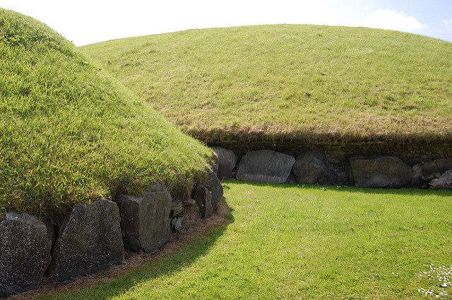 The mounds at Knowth. Source