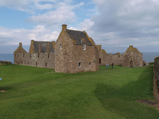 The palace, from the south-west, with the Silver House in the foreground, and the chapel on the right