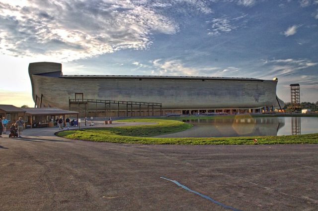 Ark Encounter Source:By Jameywiki - Own work, CC BY-SA 4.0, https://commons.wikimedia.org/w/index.php?curid=50379067