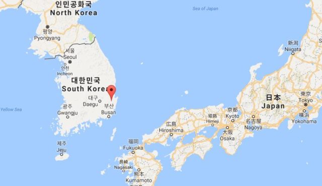 Map of Gyeongju