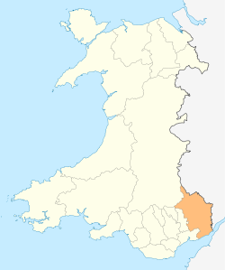 Location within Wales Photo Credit