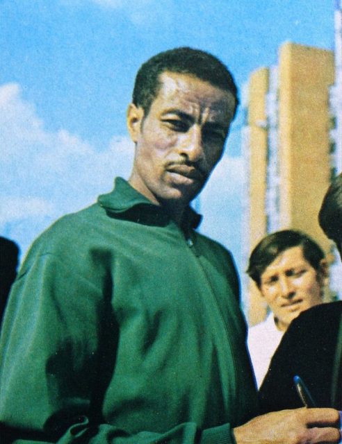 Abebe Bikila in 1972. Wikipedia/Public Domain