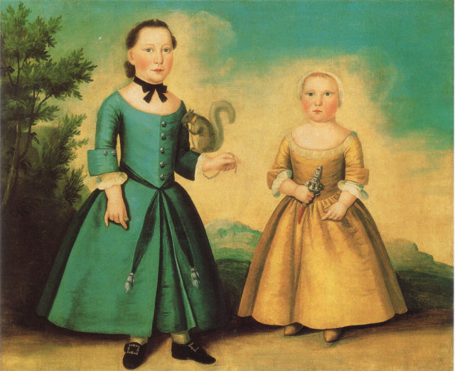 Boston, 1755–1760, boy and (probably) girl Source: Wikipedia/Public Domain
