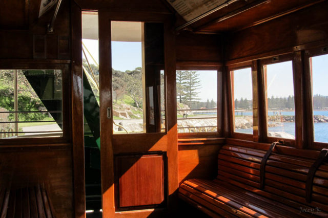 Inside the tramcar. Photo Credit