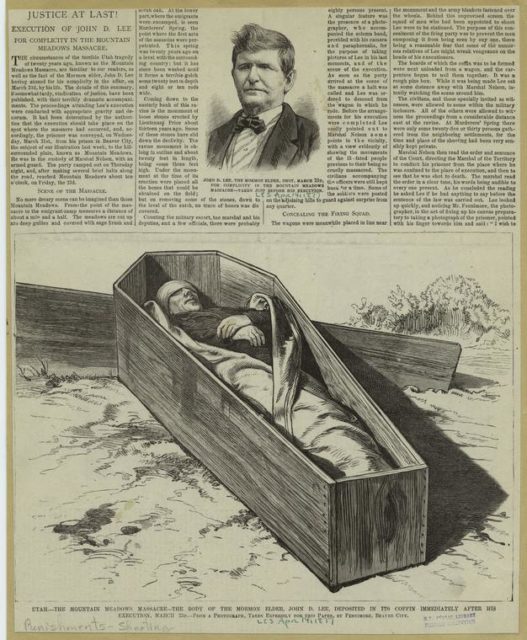 Justice At Last! – Leslie's Monthly Magazine article of 1877. Wikipedia/Public Domain