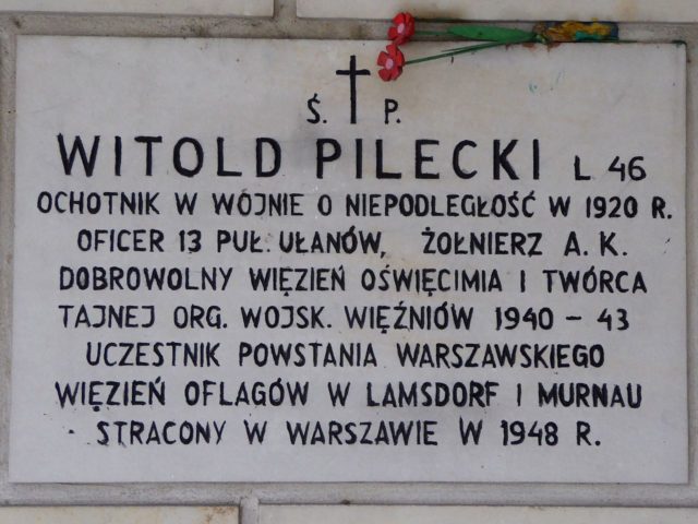 Memorial plaque in Warsaw. Photo Credit