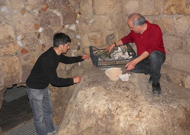 Lucian Faggiano's dream of opening a restaurant was scuppered when a dig to find a blocked sewage point yielded some 2,000 years of hidden history. Photo credit: Museum Faggiano 