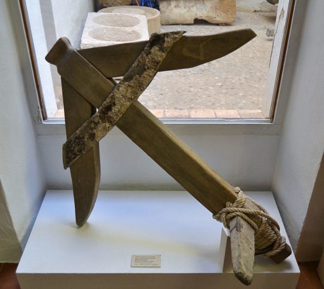 Example of a Roman ship anchor Photo Credit