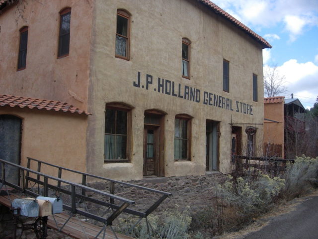 Recent photo of J.P. Holland General Store in Mogollon Photo Credit