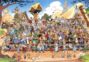 The cast of Asterix