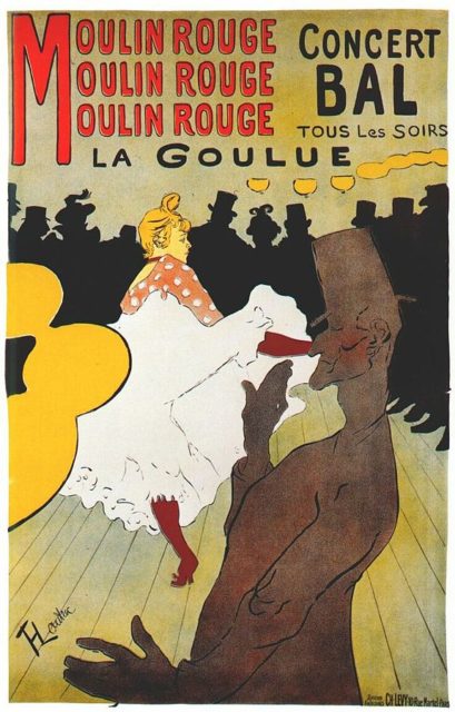Moulin Rouge: La Goulue (1891) by Henri de Toulouse-Lautrec