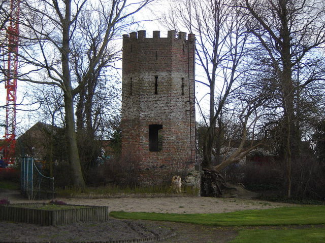 Ruins of the Abbey in Oudenburg. Photo credit