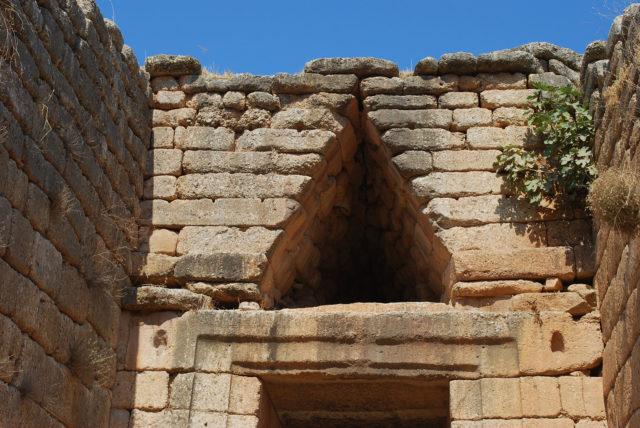 All the tholos tombs in Mycenae were found robbed and no one knows what kind of treasury was buried here. Photo Credit