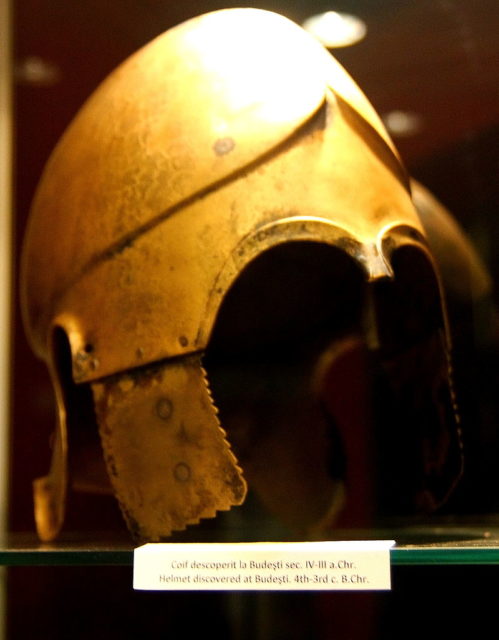 Chalcidian type helmet, circa 400 BC, discovered on north of Danube. Photo Credit