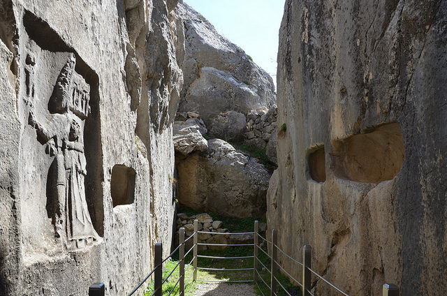 Chamber B, the niches were probably used for offerings. Photo Credit