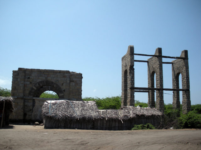 Remnants of the Dhanushkodi Railway Station Photo Credit