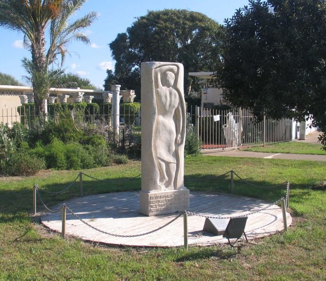 Hannah Szenes memorial in Israel.