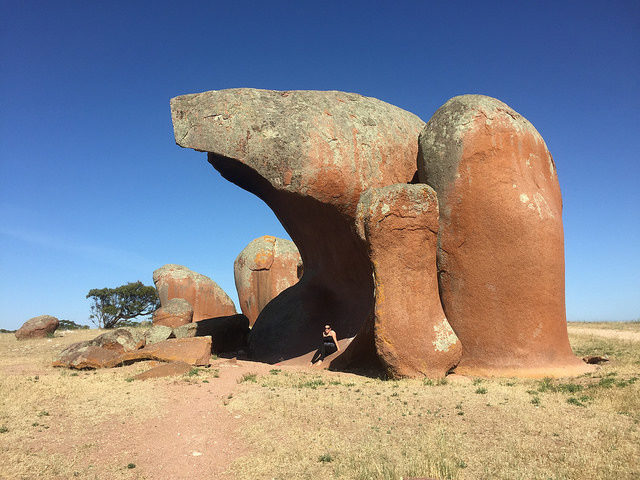 Located on the top of the hill in the western part of the Eyre Peninsula (South Australia). Photo Credit