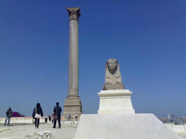 Pompey's Pillar. Photo Credit