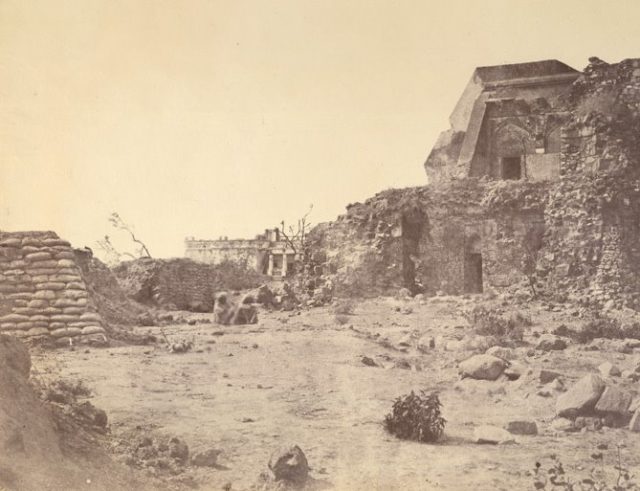 The Jantar Mantar observatory in Delhi in 1858, damaged in the fighting during the Indian Rebellion of 1857. Photo Credit