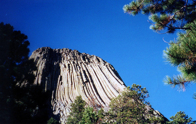 The landscape surrounding Devils Tower is composed mostly of sedimentary rocks. Photo Credit