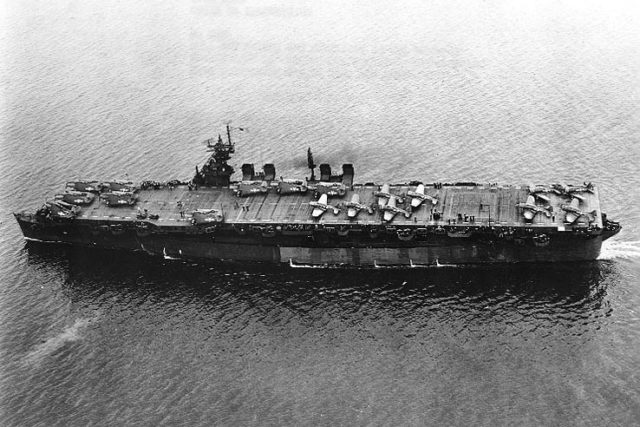 USS Independence in San Francisco Bay, 15 July 1943