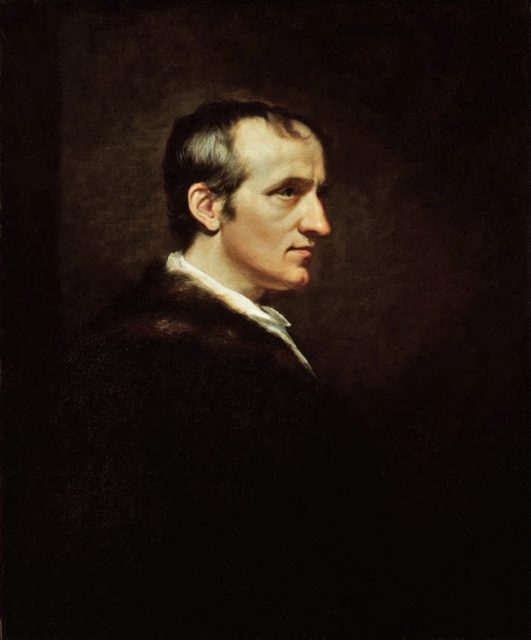 William Godwin in 1802, by James Northcote