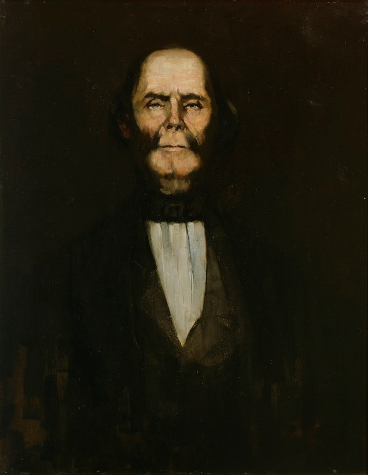 Portrait of convict William Buckley, oil on canvas