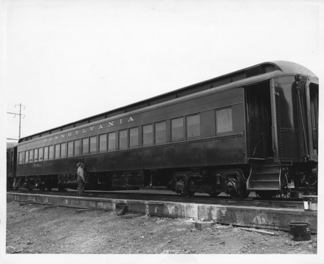 Photograph of Original Train Car Exterior of Freedom Train