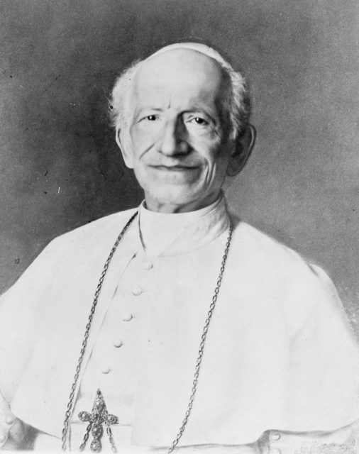 Portrait of Pope Leo XIII.