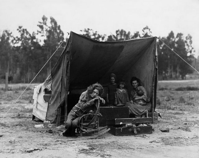 In the camp, Nipomo , California (1936)