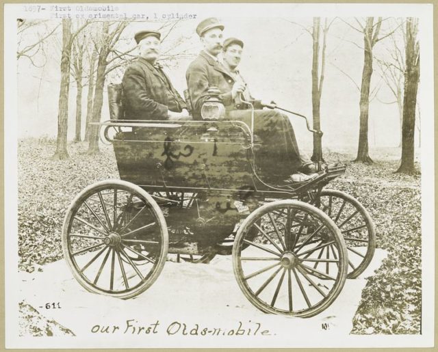 First Oldsmobile – 1897.