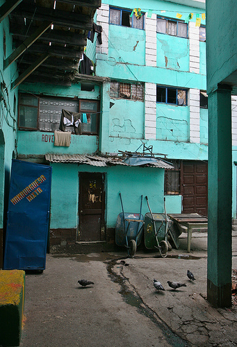 Scene inside San Pedro Prison in La Paz, Bolivia. Photo Credit