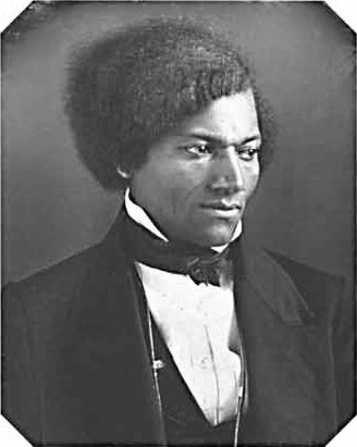 Frederick Douglass stood up to speak in favor of women's right to vote, photo, c. 1840s. Photo Credit