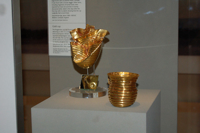 It is thought that the cup was not a grave good however but a votive offering. Photo Credit