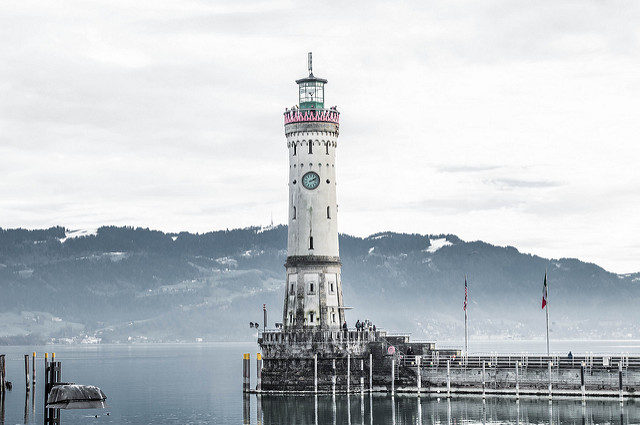 Lindau lighthouse in Germany. Photo Credit