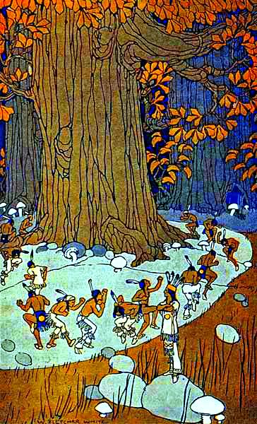 Little people from Stories Iroquois Tell Their Children by Mabel Powers, 1917