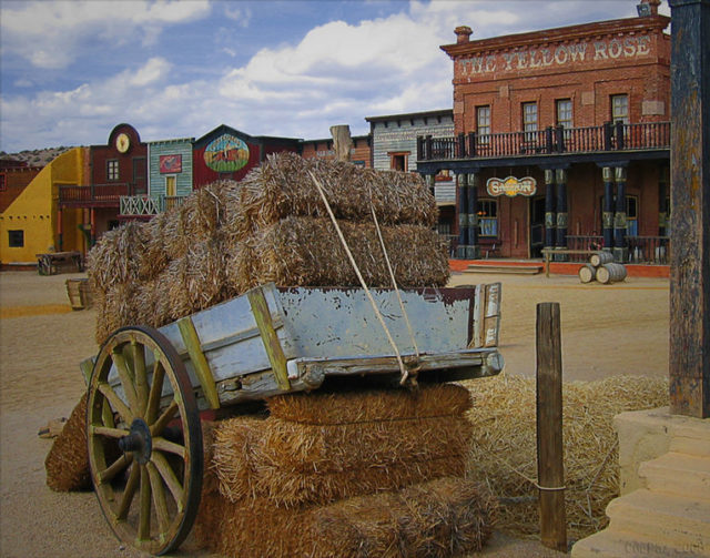 Used as a movie set for spaghetti westerns. Photo Credit