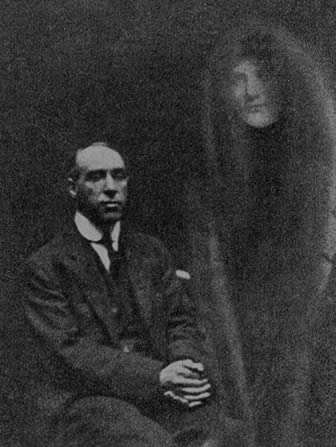Harry Price, and friend. As taken by William Hope